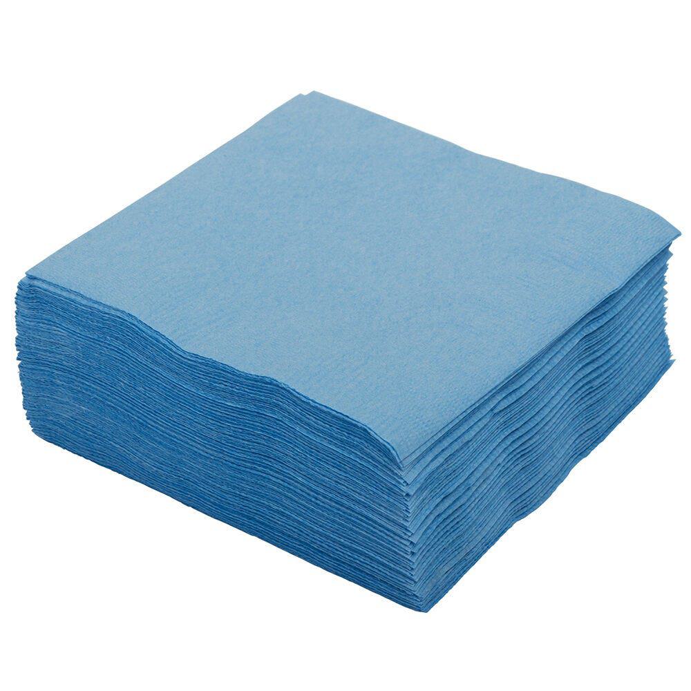 JAM PAPER Small Beverage Napkins - 5 x 5 - Pastel Blue - 40/Pack MPN:62556255PB
