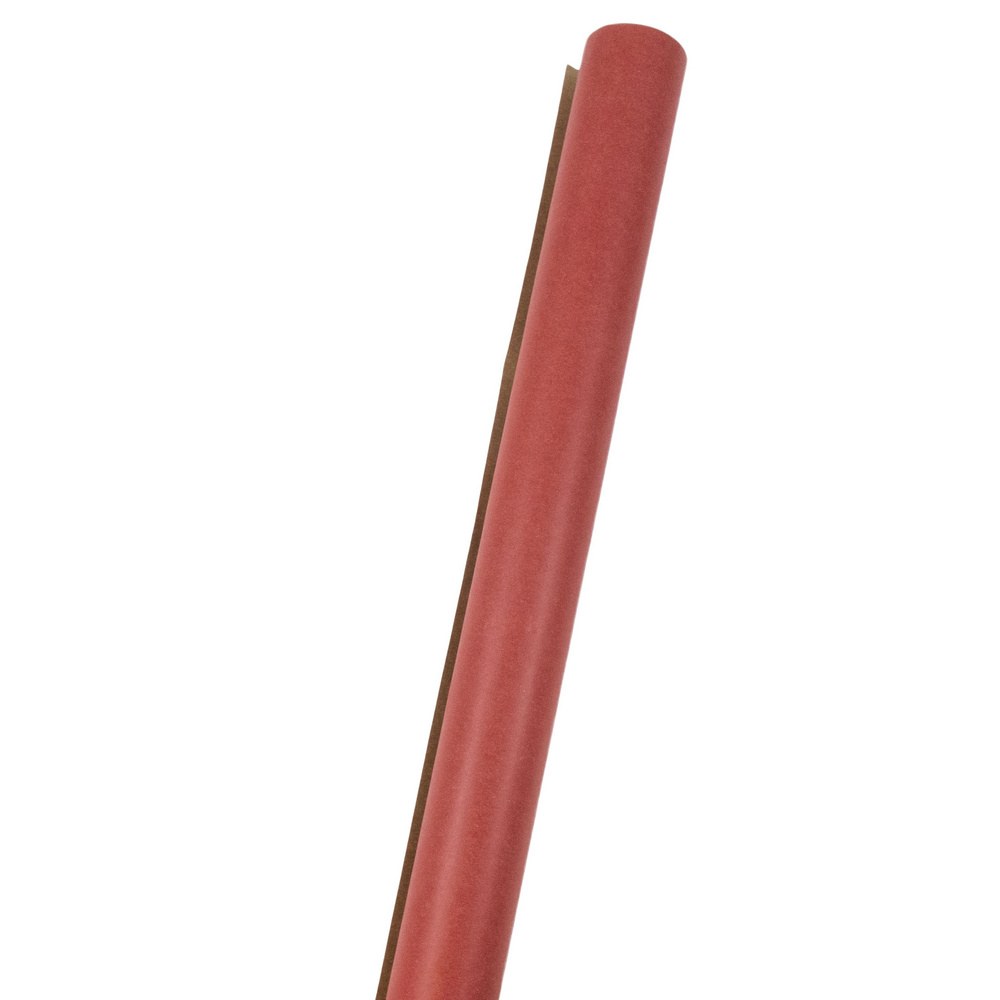 JAM Paper Wrapping Paper, Kraft, 25 Sq Ft, Red MPN:165K25REOD