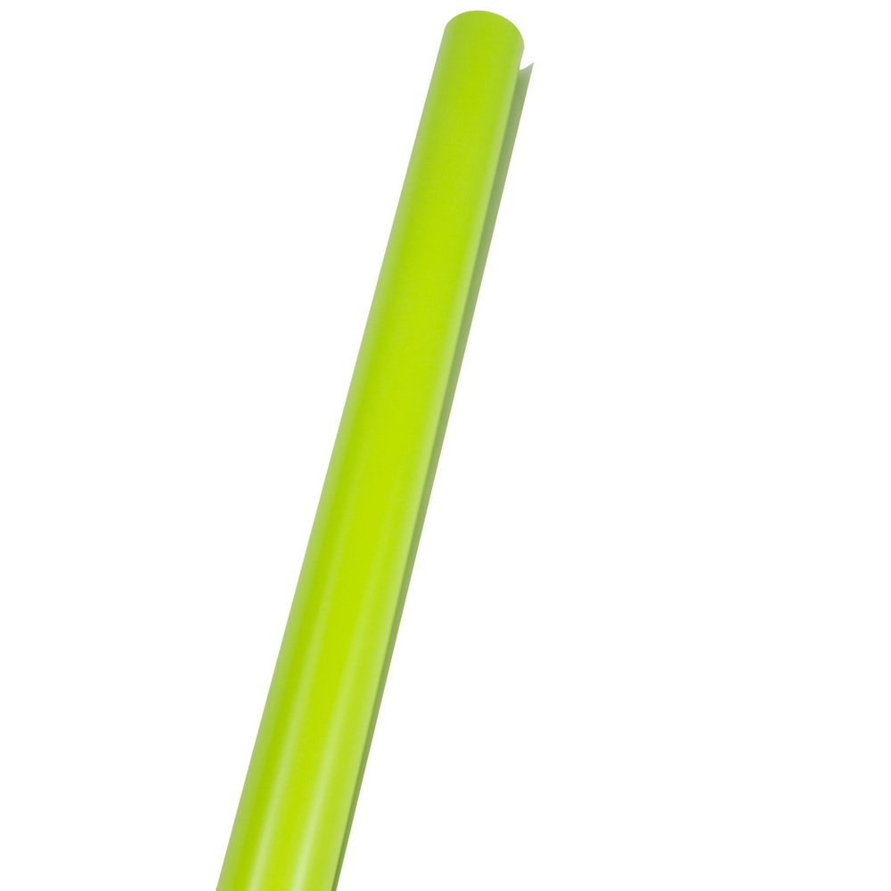 JAM Paper Wrapping Paper, Glossy, 25 Sq Ft, Lime Green MPN:165S25LIOD