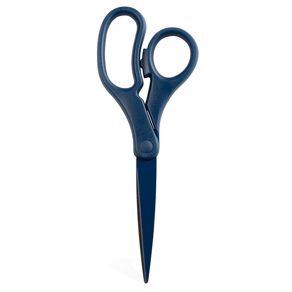 JAM Paper Precision Scissors, 8in, Pointed, Navy Blue MPN:342NA