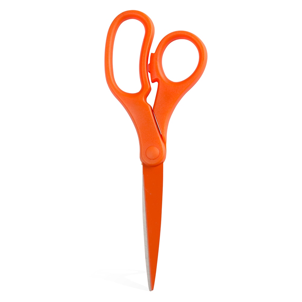 JAM Paper Precision Scissors, 8in, Pointed, Orange MPN:342OR