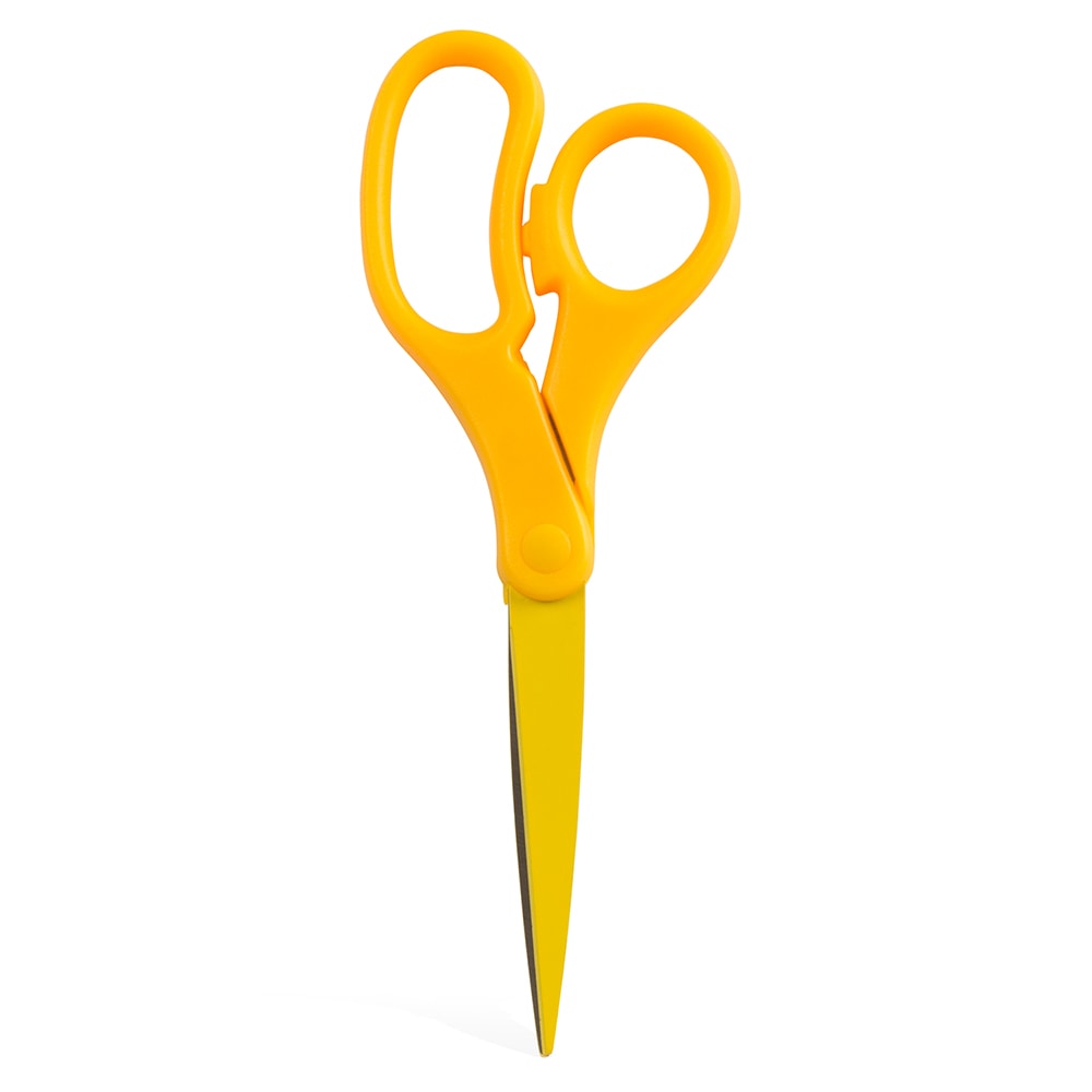 JAM Paper Precision Scissors, 8in, Pointed, Yellow MPN:342YE