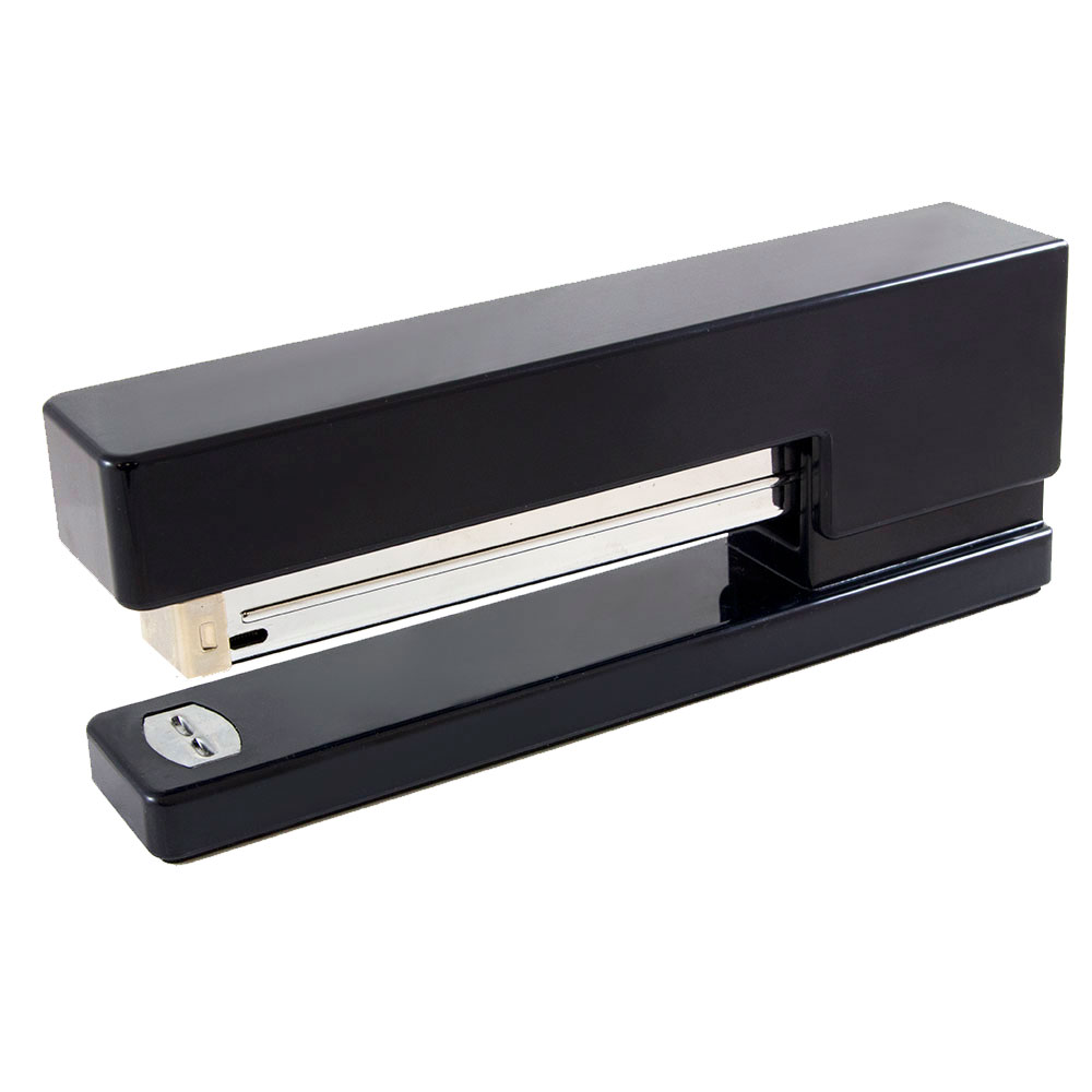 JAM Paper Plastic Stapler, 2-1/2inH x 1-1/8inW x 6inD, Black MPN:337BL