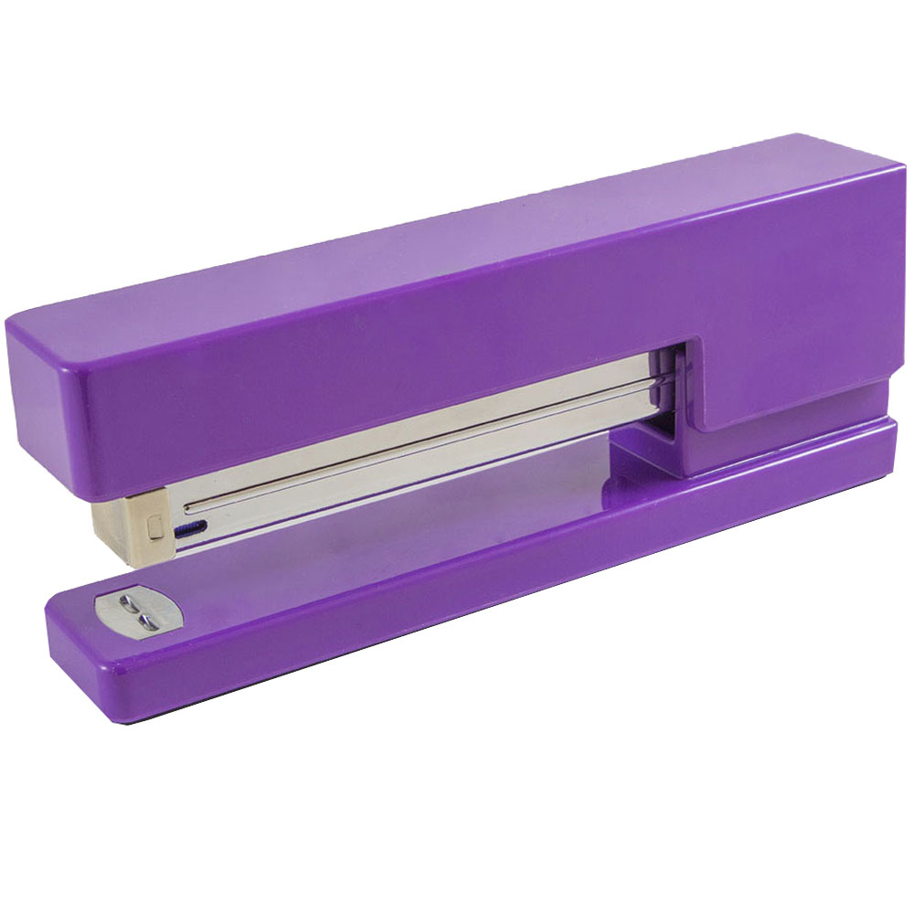 JAM Paper Plastic Stapler, 2-1/2inH x 1-1/8inW x 6inD, Purple MPN:337PU
