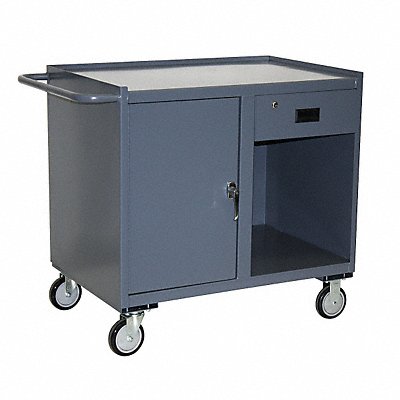 Mobile Cabinet Bench Steel 42 W 27 D MPN:JE236P500GP
