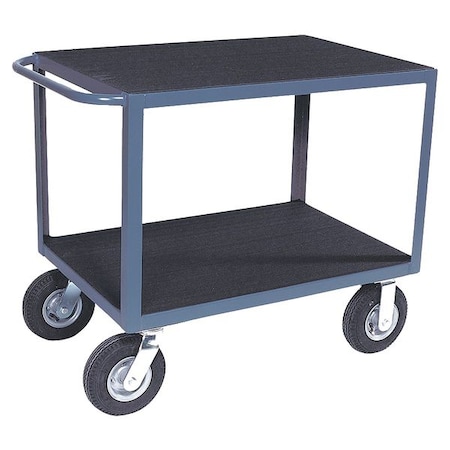 Instrument Cart with Flush Metal Shelves, Steel, 1, 200 lb Load Capacity, 2 Shelves, 54 in L MPN:AB248Z800GP
