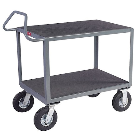 Instrument Cart with Flush Metal Shelves, Steel, 1, 200 lb Load Capacity, 2 Shelves, 54 in L MPN:AE348Z800GP