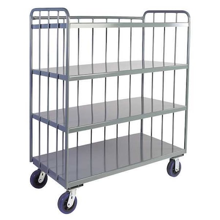 Rod Truck, 3000 lb., 4 Shelf, 48 in. L MPN:HR348P600GP
