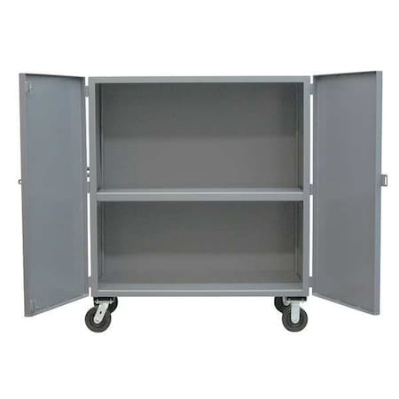 Solid-Sided Metal Security Cart with Fixed Shelves, 3, 000 lb Capacity, 34 in W x 66 in L x 57 in H MPN:VF360-P6