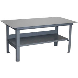 Jamco Standard Workbench W/ Shelf & Steel Square Edge 72