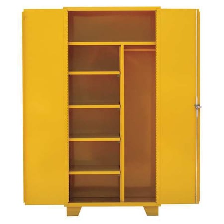 Storage Cabinet, 35 9/10 gal Capacity, Floor Cabinet, Yellow MPN:ML248YP