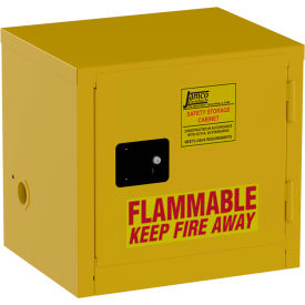 Jamco Narrow Flammable Liquid Storage Cabinet Self Close Door 6 Gal. Capacity 23