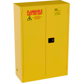 Jamco Flammable Liquid Storage Cabinet Manual Close Door 45 Gallon Capacity 43