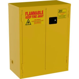 Jamco Flammable Liquid Storage Cabinet Self Close Door 28 Gallon Capacity 34
