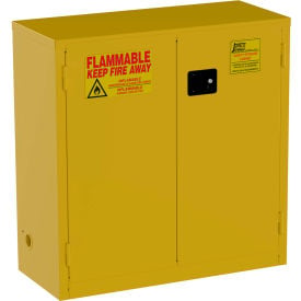 Jamco Flammable Liquid Storage Cabinet Self Close Door 30 Gallon Capacity 43
