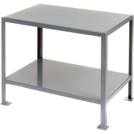 Jamco Stationary Machine Table W/ 2 Shelves Steel Square Edge 60