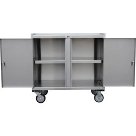 Jamco Stainless Steel Mobile Cabinet 4 Lockable Drawers 1 Lockable Door 36