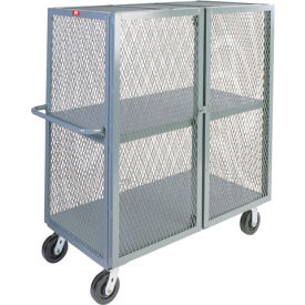Jamco Mesh Security Truck w/2 Shelves 3000 lb. Capacity 48