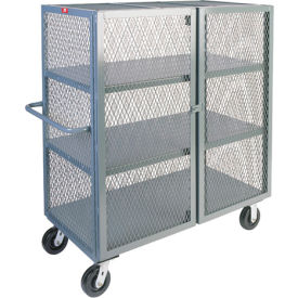 Jamco Mesh Security Truck w/3 Shelves 3000 lb. Capacity 48