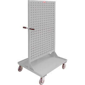 Steel Mobile Double Sided Bin Rack - All-Welded 36