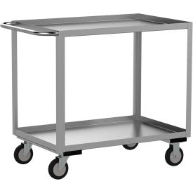 Jamco Stainless Steel Cart Flush Top Lips Up on Bottom Shelf 1200 lb. Cap. 30