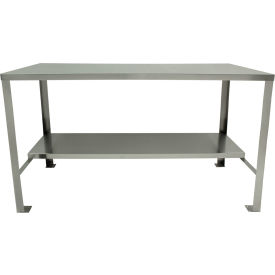 Jamco Stainless Steel Workbench 72'' x 36'' Flush Top Square Edge Silver YE472