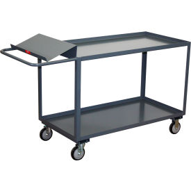 Jamco Order Picking Cart 2 Shelves Lips Up 1200 lb. Capacity 48