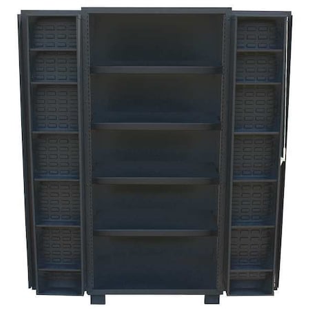 Extra-Heavy Duty Bin Cabinet, 36 in W, 78 in H, 24