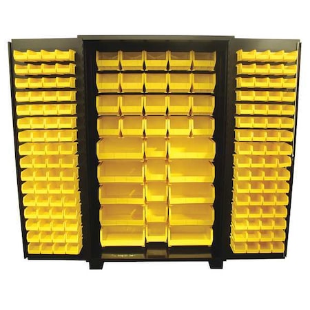 Extra-Heavy Duty Bin Cabinet, 48 in W, 78 in H, 24