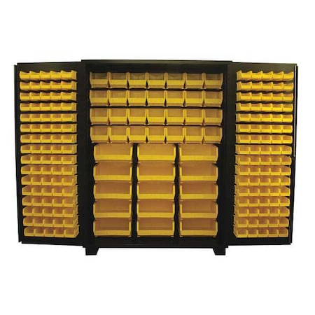 Extra-Heavy Duty Bin Cabinet, 60 in W, 78 in H, 24