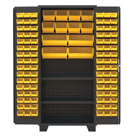 Extra-Heavy Duty Bin Cabinet, 36 in W, 78 in H, 24