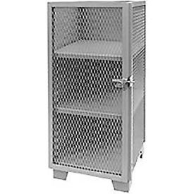 Jamco Heavy Duty Narrow Storage Cabinet Expanded Mesh Door 24