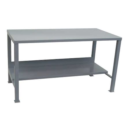 Heavy Duty Fixed Work Bench, Steel, 60
