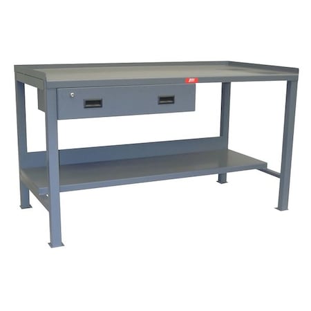 Heavy Duty Fixed Work Bench, Steel, 60