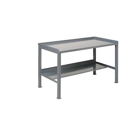 Heavy Duty Fixed Work Bench, Steel, 72