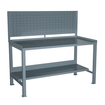 Heavy Duty Fixed Work Bench, Steel, 72