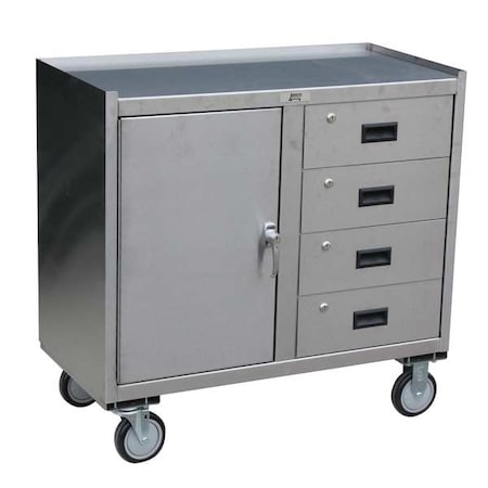 Mobile Workbench Cabinet, 1200 lb., 21 In. MPN:YY136U500
