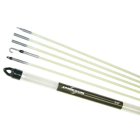 Glow Rod Kit with 24 Feet of Fiberglass Fish Rod MPN:7-36-23T