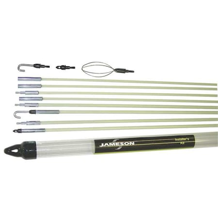 Installer's Glow Rod Kit w/ 35 ft. of Fiberglass Fish Rod MPN:7-8-IK