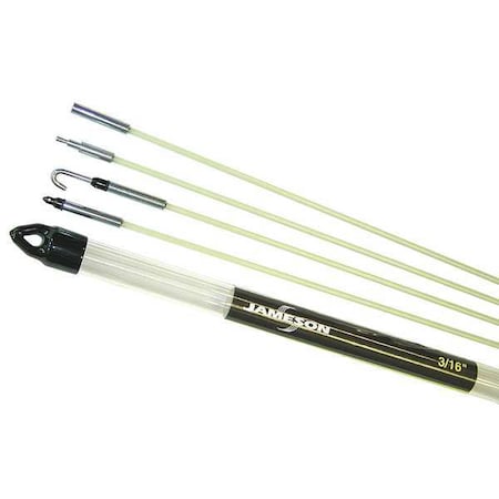 Glow Rod Kit with 20 Feet of Fiberglass Fish Rod MPN:7S-45T