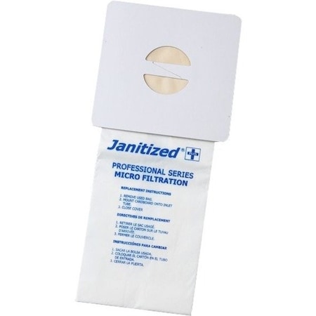 Filter Bag, Tennant 3000/3050, 611780, PK10, 2-ply, Micro Filter, 10 PK MPN:JAN-CXBP-2(10)