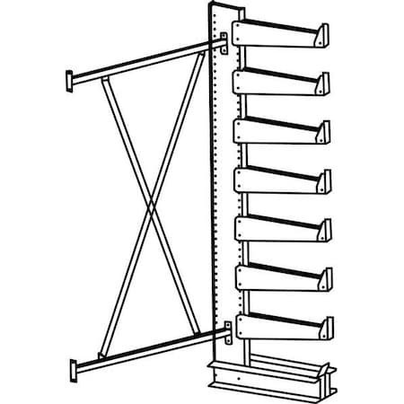 Cntlvr Rk, 21 1/4 inx84 inx74 3/4 in, AdOn MPN:QT501S72A