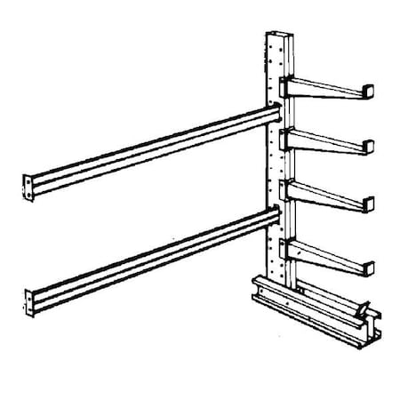 Add-On Cantilever Rack, 1 Side, 12 ft. H MPN:SC-12AJ