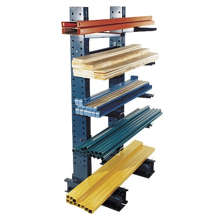 Starter Cantilever Rack, 1 Side, 12 ft. H MPN:SC-12J