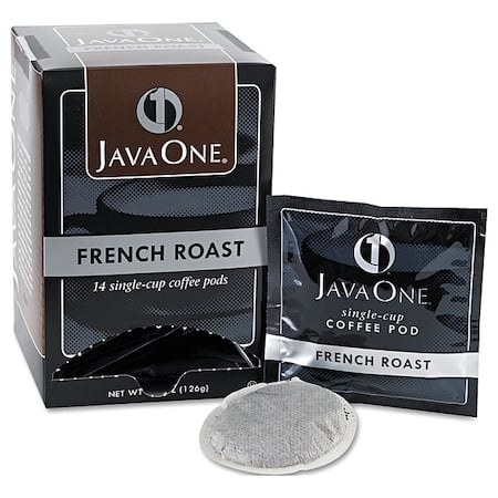 Coffee, French Roast, Pod, Caffeinated, Coffee, 0.3 oz, 14 PK MPN:30806