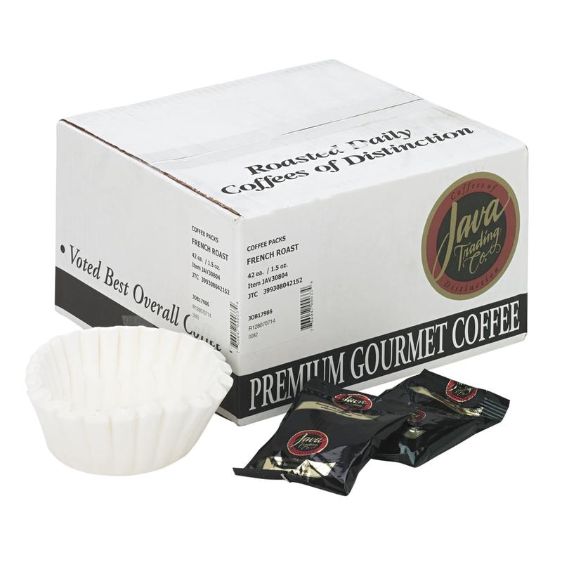 Distant Lands Single-Serve Coffee Packs, French Roast, Carton Of 42 (Min Order Qty 2) MPN:308042