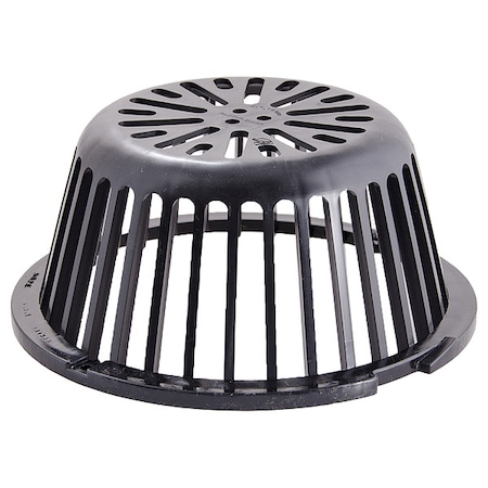 Roof Drains Dome Strainer, Polyethylene, 9-3/4