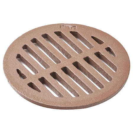 Drain Strainer, Cast Iron, Orange, 8