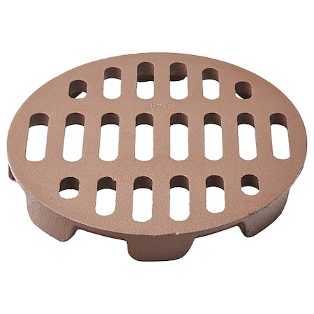 Drain Strainer, Cast Iron, Orange, 11-1/2