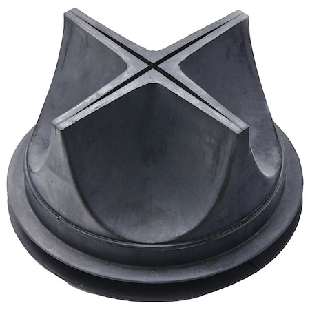 6 Dia, Elastomer, Black, Floor Drain, Trap Seal MPN:2692-06